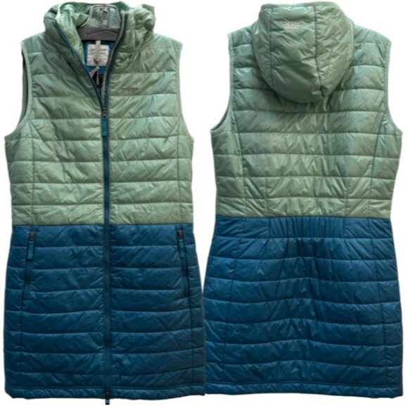 NEW Skhoop Long Vest with Hood Size Small - Picture 3 of 6